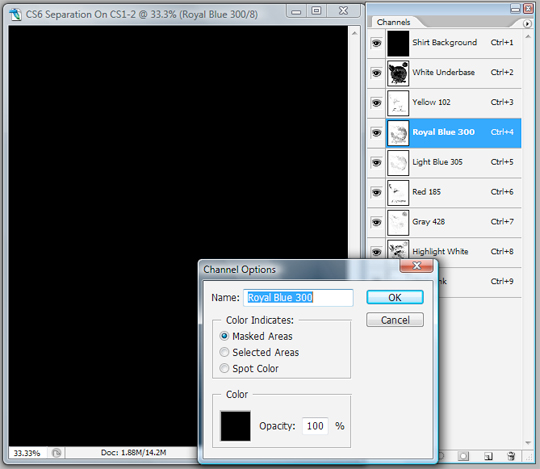 spot color separation photoshop cs6